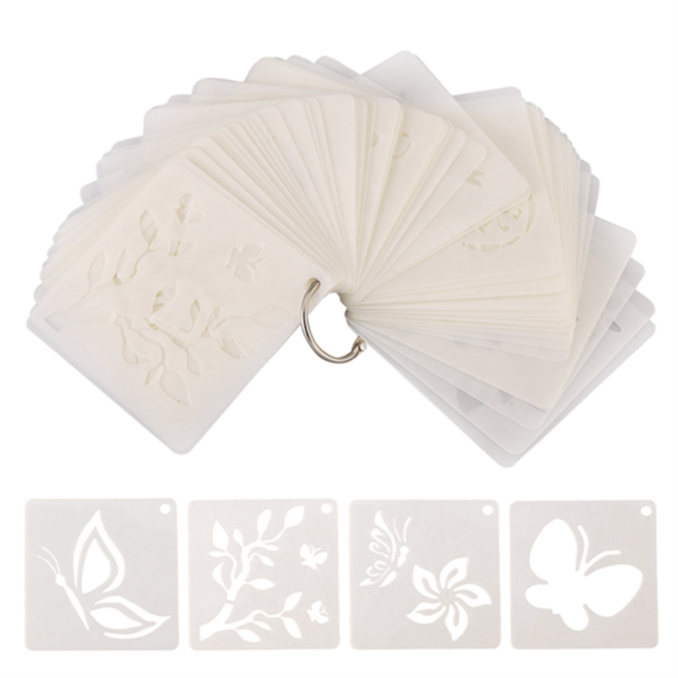 60 Pieces Painting Template Diy Craft Template Drawing Stencils 4852739787693