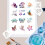 60 Pieces Painting Template DIY Craft Template Drawing Stencils 7