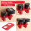 2 τεμάχια για μπαταρία ιόντων λιθίου Milwaukee 12V, βάση μπαταρίας για 48-11-2401 2