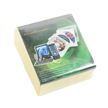 Colección de 100 CD/DVD de doble cara para rascar - Amarillo