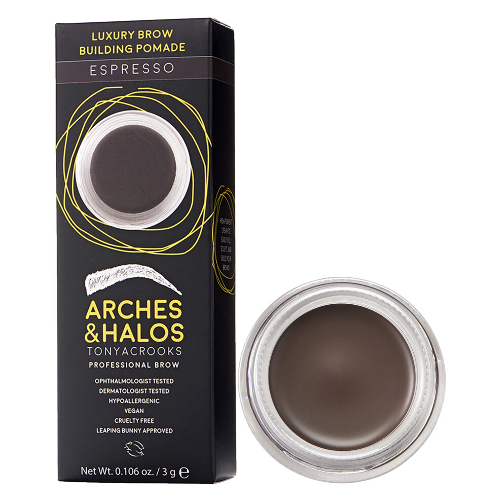 Bã¶Gen Und Halos Arches And Halos Luxury Brow Buiding Pomade - Espresso - 0.106 Oz Pomade