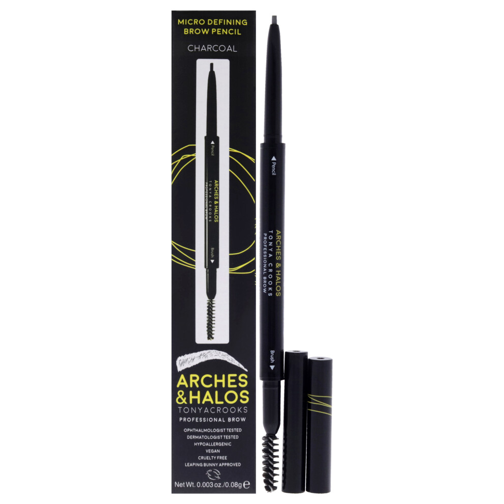 Bã¶Gen Und Halos Arches And Halos Micro Defining Brow Pencil - Charcoal - 0.003 Oz Eyebrow Pencil