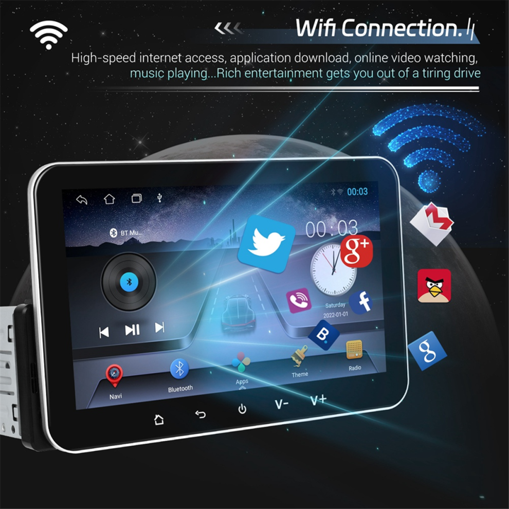 7Inch For Android 2G+32G Car Radio 1 Din Multimedia Player 4852739705482