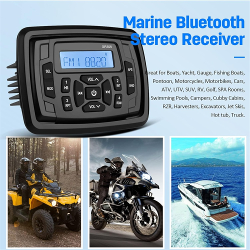 Αδιάβροχο Bluetooth FM AM Ψηφιακό Media Player Ήχου 2