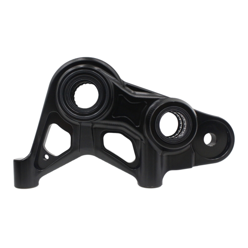 Support d'étrier avant de moto noir