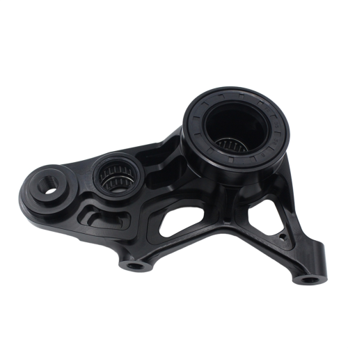 Support d'étrier avant de moto noir 1