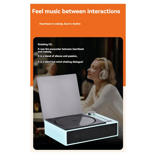 Φορητή συσκευή αναπαραγωγής CD Bluetooth Ψηφιακή οπτική έξοδος B 1