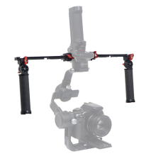Dual Gimbal Handgrip for RS2/3/4 Foldable Handle Grip,B