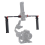 Dual Gimbal Handgrip for RS2/3/4 Foldable Handle Grip,B 1