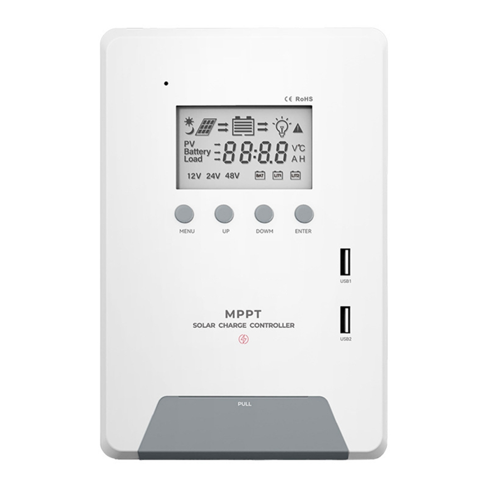 Photos - Solar Panel MPPT Solar Charge Controller with Display for Solar Power Smart Home