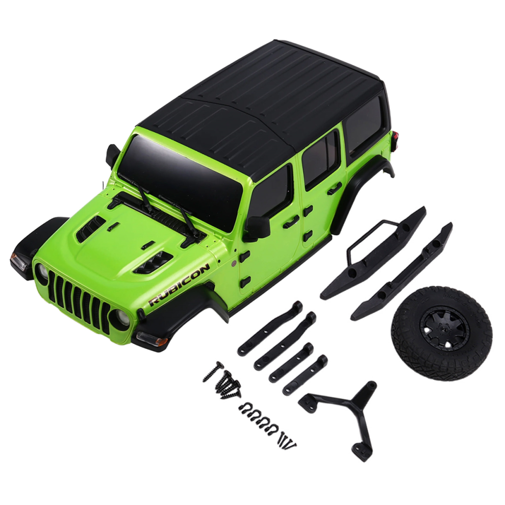 Photos - Parts for Drones & RC models Body Car Shell Mini Z Mini-Z for 1/24 Axial SCX24 RC Car Parts Green