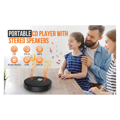 CD Player με ηχεία: Επαναφορτιζόμενο Walkman CD Player 1