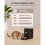 Distributore automatico di cibo per gatti e cani da 2 litri (UE), B 2