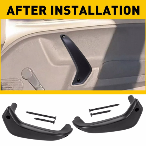 Car Interior Door Pull Handle Left+Right Replacement for Fiesta 2