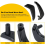 Car Interior Door Pull Handle Left+Right Replacement for Fiesta 2