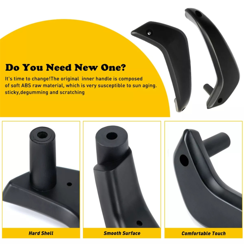 Car Interior Door Pull Handle Left+Right Replacement for Fiesta 1