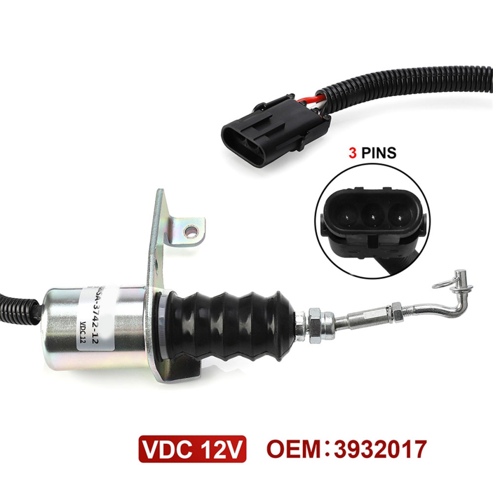 12V Fuel Shut Off Solenoid For Deutz Start 4852739723677