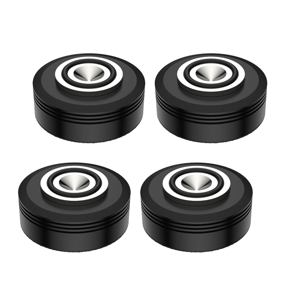Lot de 4 pieds d'amplificateur haut de gamme en alliage d'aluminium, 50 x 22 mm