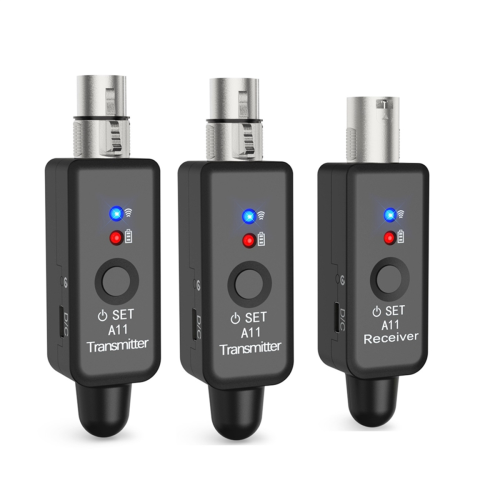 A11 Wireless Microphone Transmitter Receiver 2.4Ghz, 2