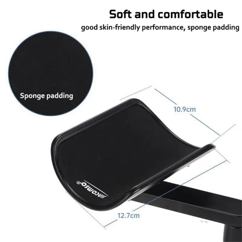 Metal Adjustable Arm Rest Wrist Support Extended Mouse Pad Black 1