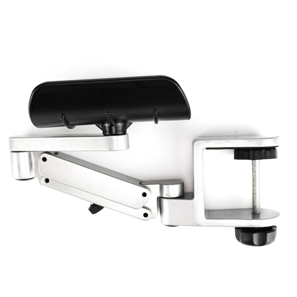 Metall Verstellbare Armlehne HandgelenkstüTze Erweiterte Mauspad Silber-image