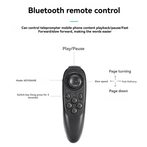 Portable Teleprompter for Smartphones with Remote Control 2