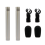 1 Pair C02 Pen-Shaped Condenser Microphone Shockproof Clip A 4