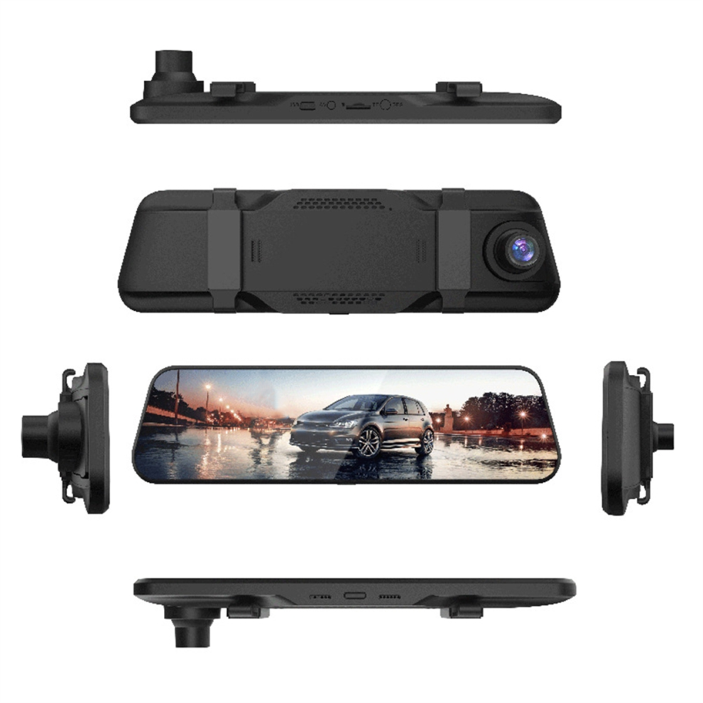 Wifi Stream Media Rearview Mirror Dash Cam Car Recorder System 4852739722083