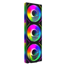 V2 ARGB Case Fan PWM Cooler for PC Case Fans Black A
