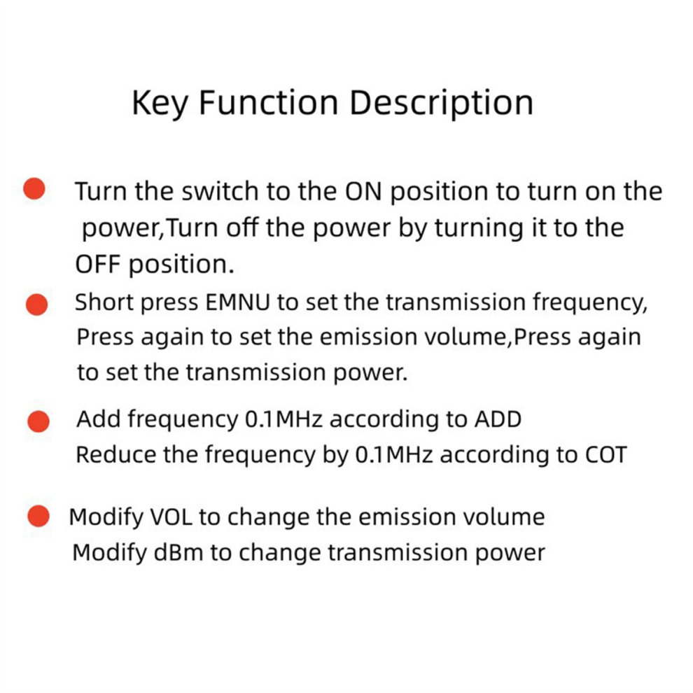 Multi Functional Fm Transmitter Bluetooth Usb Fm Transmitter Fm Radio 4852739729020
