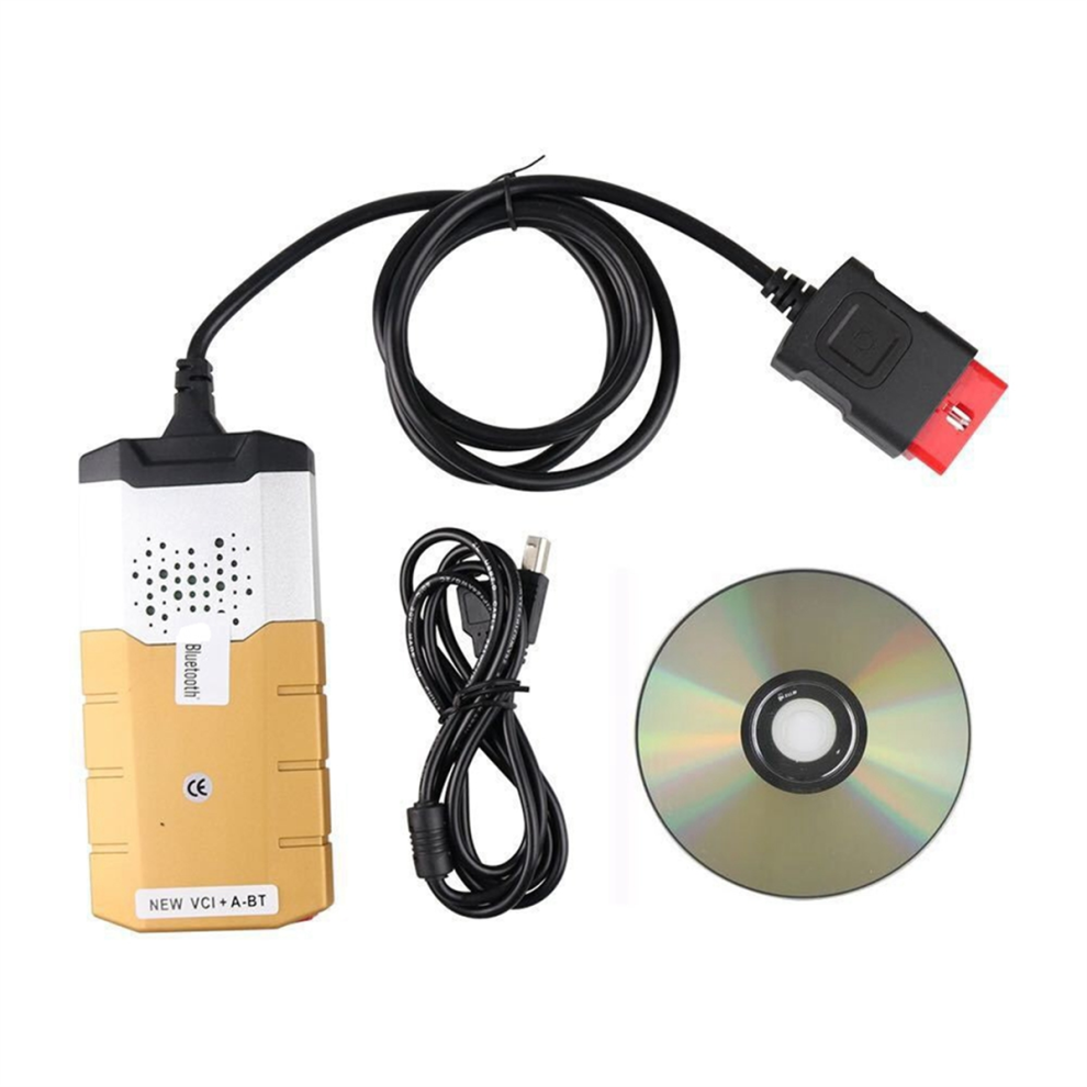 Kit d'outils de diagnostic 2020.2 3 DVD logiciel Câble USB 9.1 Doré
