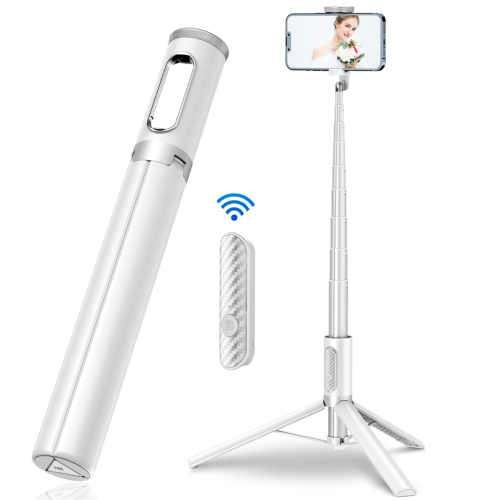 Cell Phone Selfie Stick with Bluetooth Remote for 4-7 In Smartphone,C