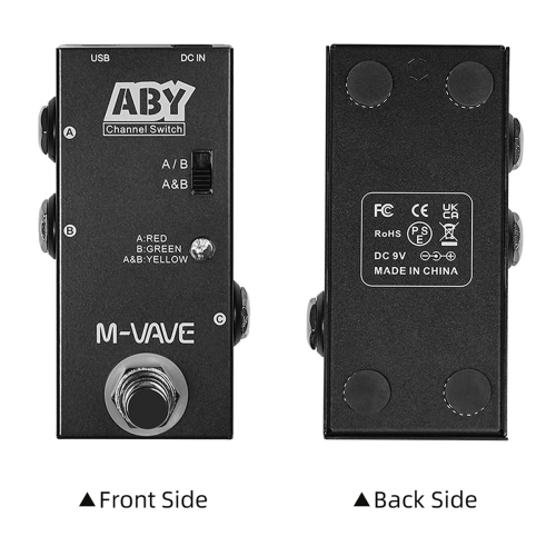 ABY Line Selector AB Switch Mini Guitar Effect Pedal 2
