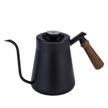 Wooden Handle Hand Brewing Kettle Coffee Hand Brewing Kettle black