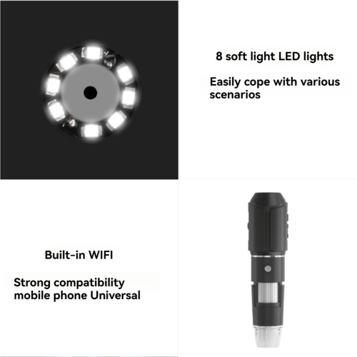 Wifi Digital Microscope 50X-1600X HD Electronic Microscopes