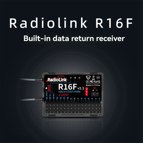 Radiolink R16F RC Receiver 16 Channel 2.4GHz with Gyro 2
