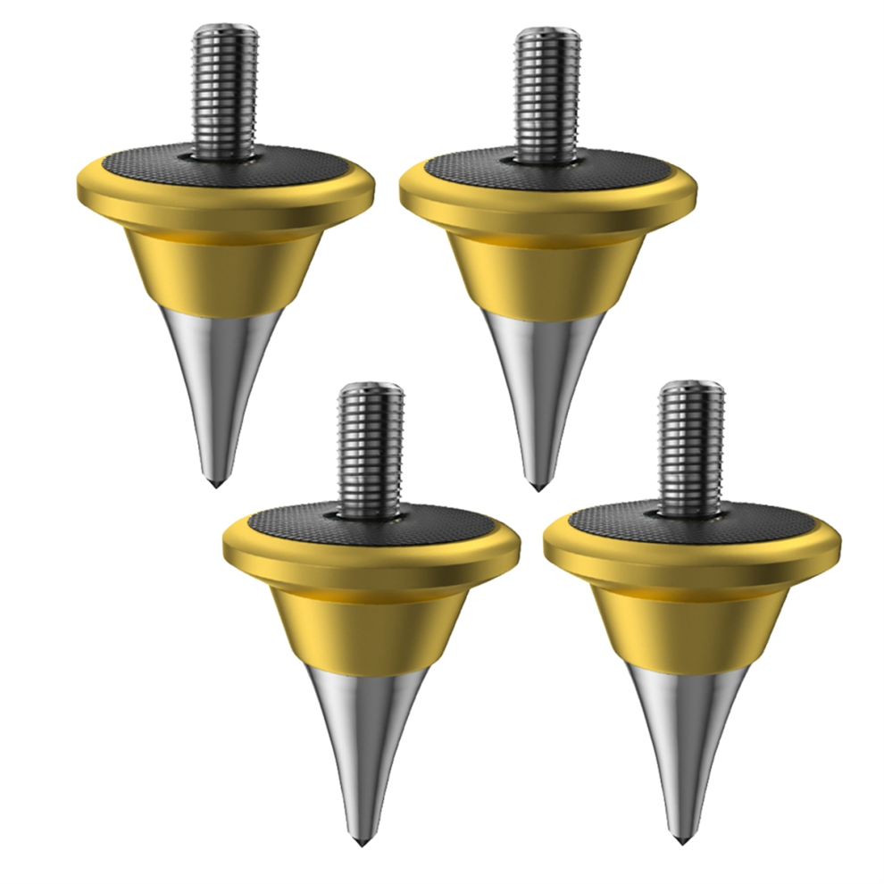 Speaker Isolation Spike Feet Stand Damper Cone For Hifi Audio M8 Gold 4852739739548