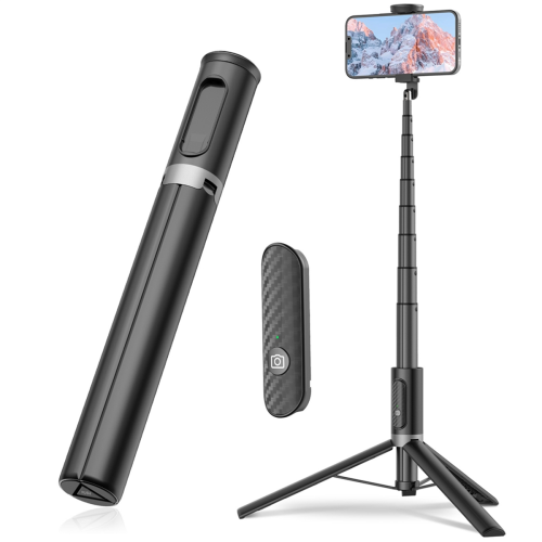 Cell Phone Selfie Stick with Bluetooth Remote for 4-7 In Smartphone,B