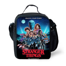 (Unlock)Stranger Thing Sacchetti Pranzo Borsa Ghiaccio Termoisolante Raffrescatore Studenti Picnic Bambini