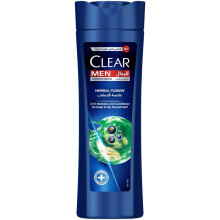 Clear Men 2-in-1 Shampoo & Conditioner Herbal Fusion 200ml |Deep Scalp Nourishment |Anti-Dandruff & Hair Strengthening Formula |Healthy Hair & Scalp