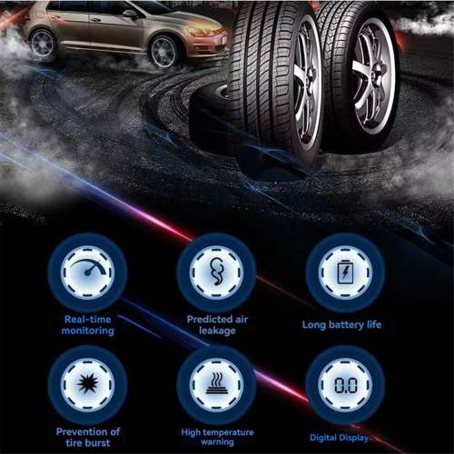 Sistema di monitoraggio della pressione dei pneumatici TPMS wireless USB Android esterno 2