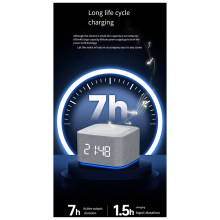 Alarm Clock Sleep Sound Machine 8-Color Night Light