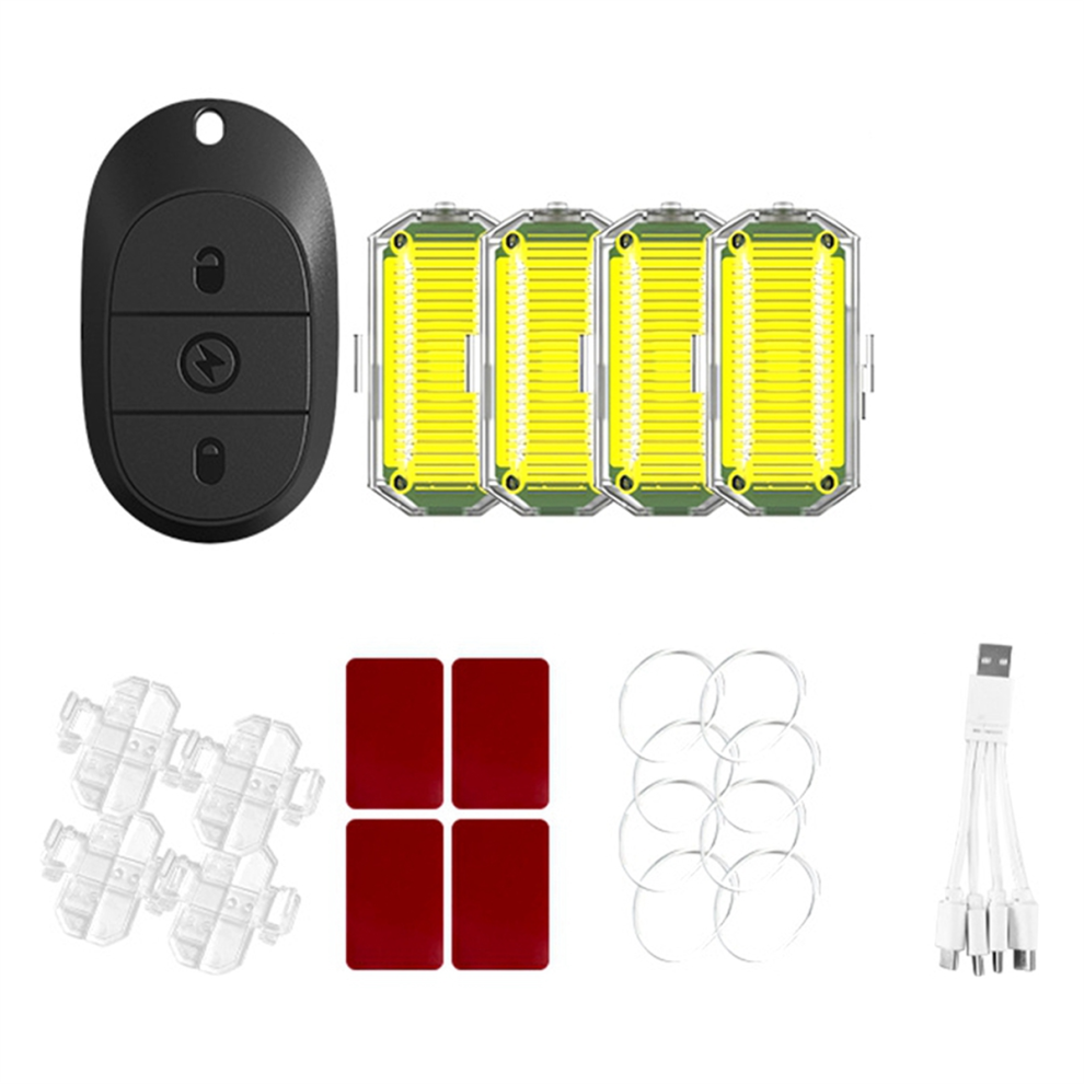 Strobe For Car Motorcycle Led Flash Anti-Collision Warning Lamp Light 4852739746096