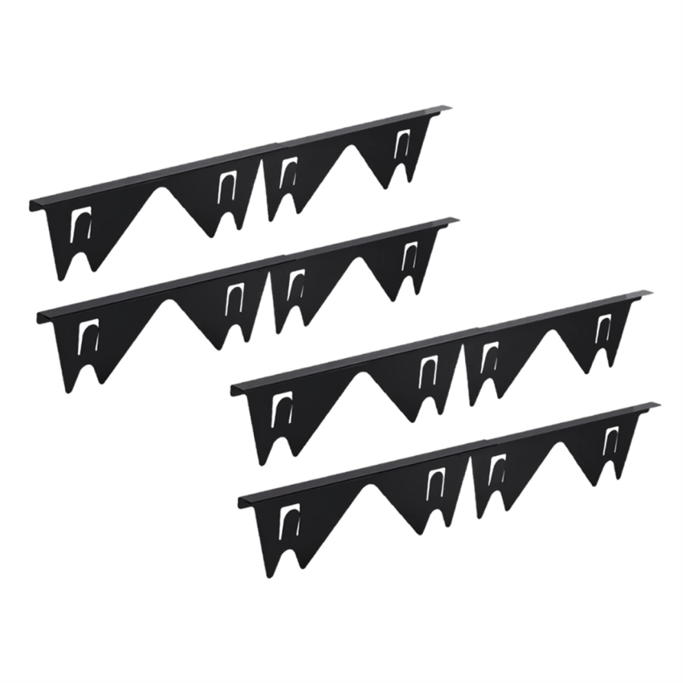 4 Pcs Stainless Steel Stove Gaps Covers Stove Gaps Filler Range Trim 4852739746560