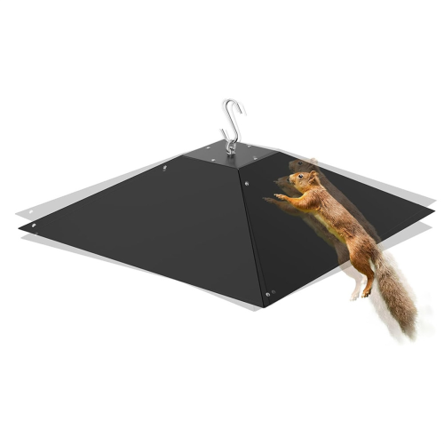 Metal Squirrel Baffle Hanging Squirrel Proof Baffle for Bird Feeder