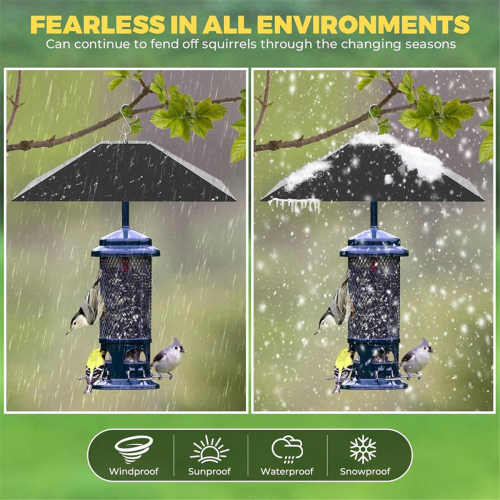 Metal Squirrel Baffle Hanging Squirrel Proof Baffle for Bird Feeder 1