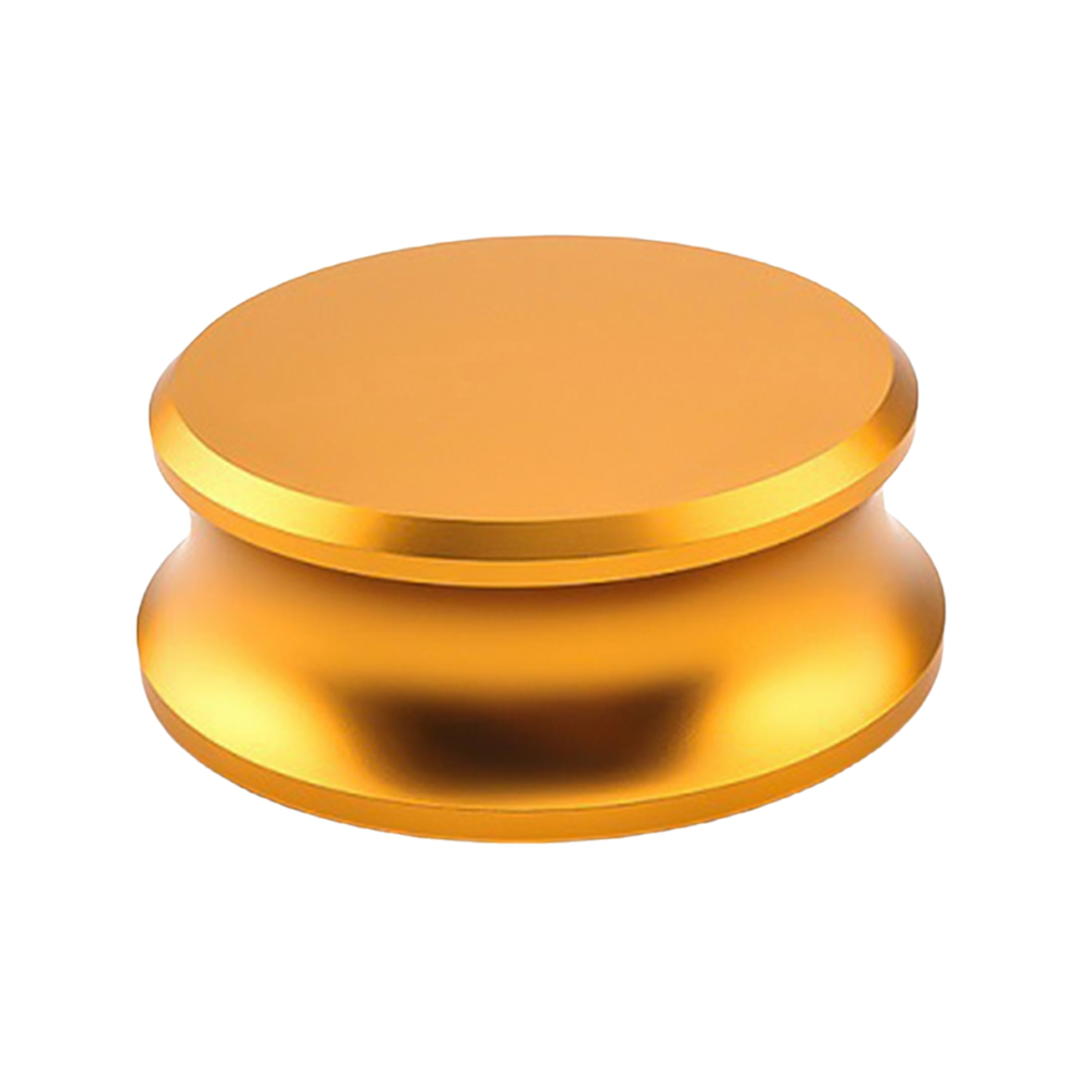 Aluminum Vinyl Record Weight Stabilizer Disc Balanced Clamp Gold 4852739748434