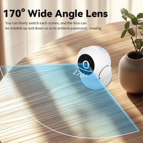 3X Digital Zoom AI Human Detect Camera Night Vision 2