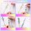 Σετ 63 τεμαχίων μπρελόκ με χάντρες, κιτ κατασκευής μπρελόκ 2
