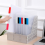 4 Pack A4 File Box,Clear Plastic Document Storage Box, 2